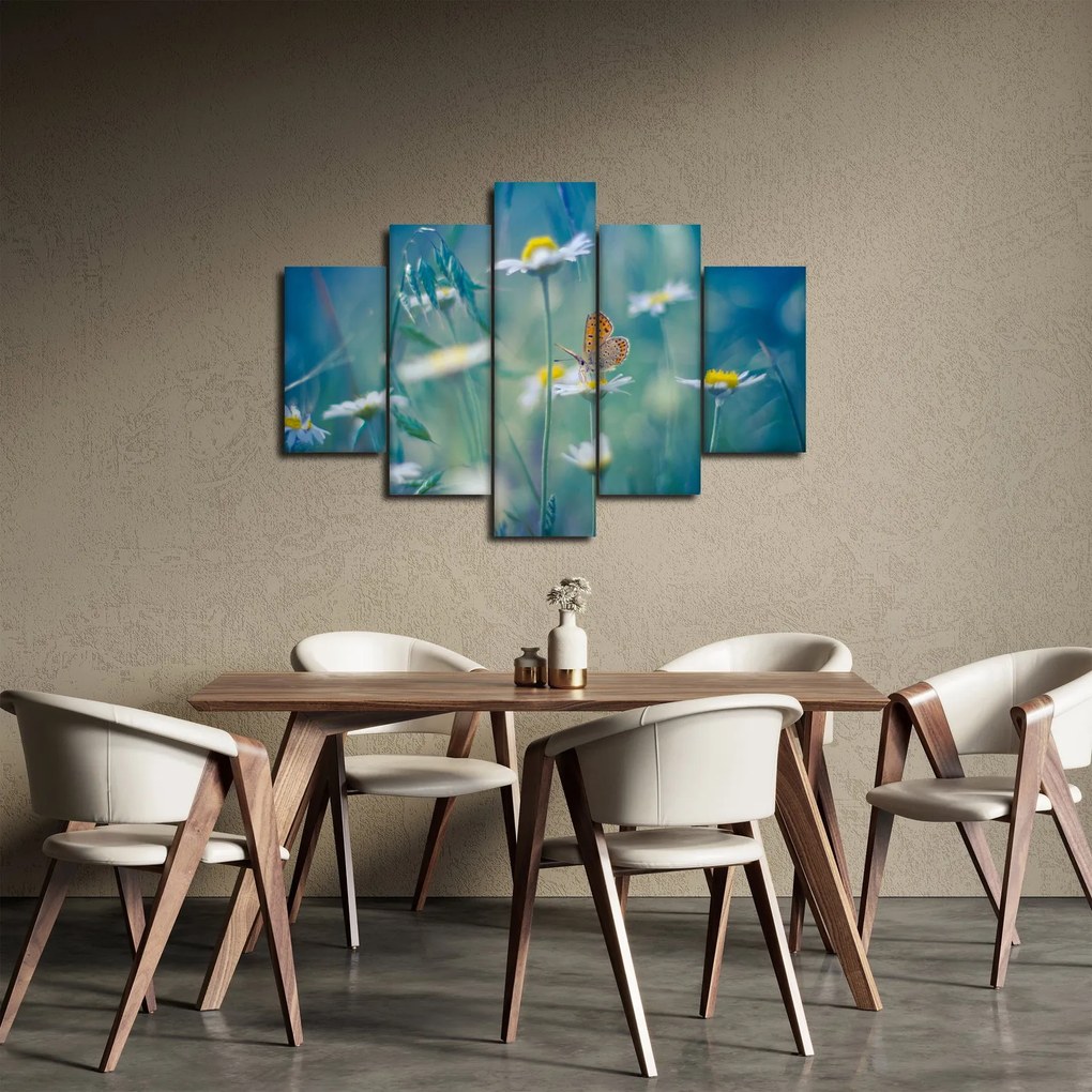 Kép - pillangó a százszorszépen (150x105 cm)