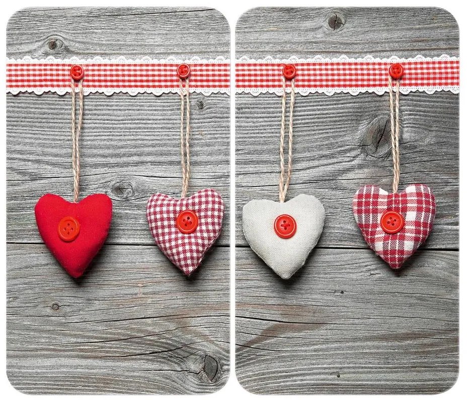 WENKO 2521481100 - 30x52 cm-es színes/szürke/átlátszó fedőlap