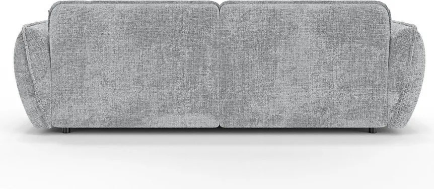 Világosszürke zsenília sarokkanapé (jobb oldali-heverő résszel) Nelia – Ropez