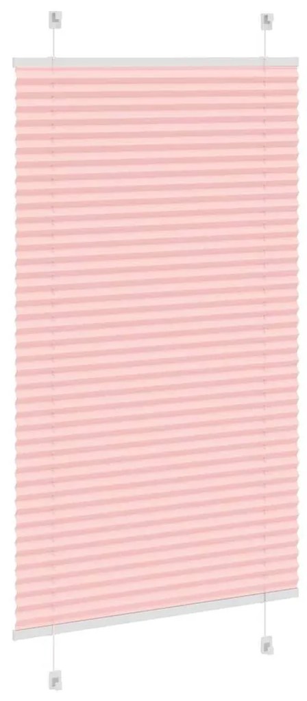 pliszírozott redőny rózsaszín 80x100 cm szövetszélesség 79,4 cm