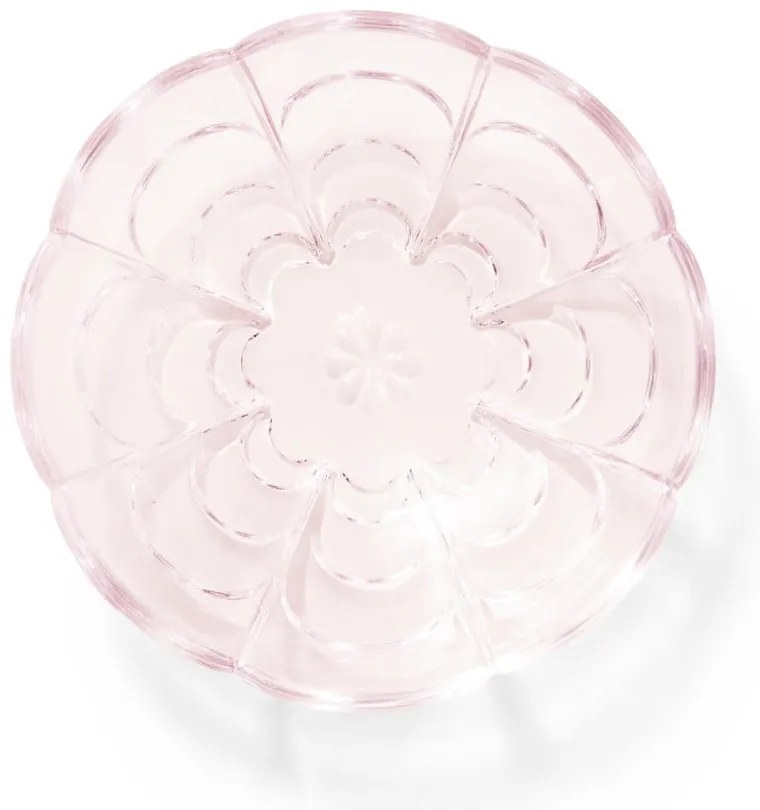 Világos rózsaszín üveg tálka szett 2 db-os ø 13 cm Lily – Holmegaard