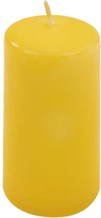 Gyertya készlet 10 cm Ø 5 cm 8 db sárga