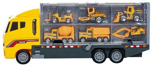 TIR truck set with 6 cars 22481
