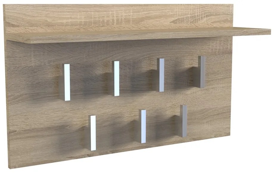 Odell 2F modern fogas, 70x40x20 cm, sonoma