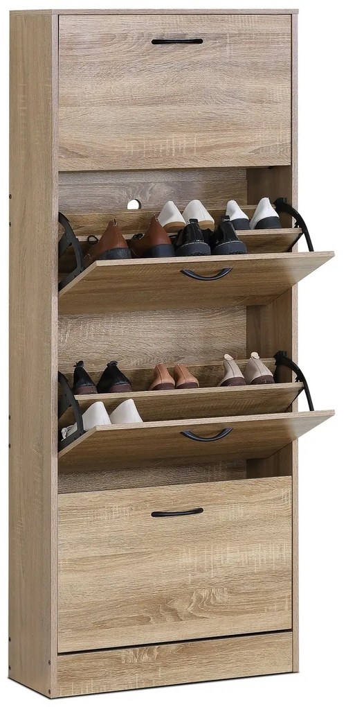 Cipősszekrény rekeszekkel G1018 OAK, tölgy