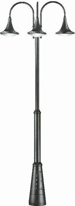 NOVOLUX 672F-L0234B-04 PANA Kandeláber Antracit, Fehér LED IP65