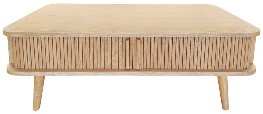 Dohányzóasztal tölgyfa dekorral 58x107.5 cm Rove – Woodman