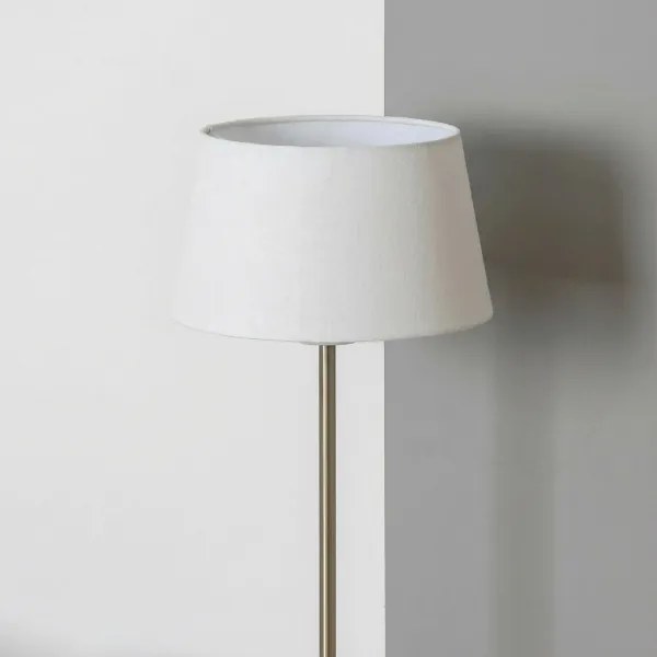 Brilagi - LED állólámpa CERIA 1xE27/40W/230V átm. 30 cm fehér/matt króm