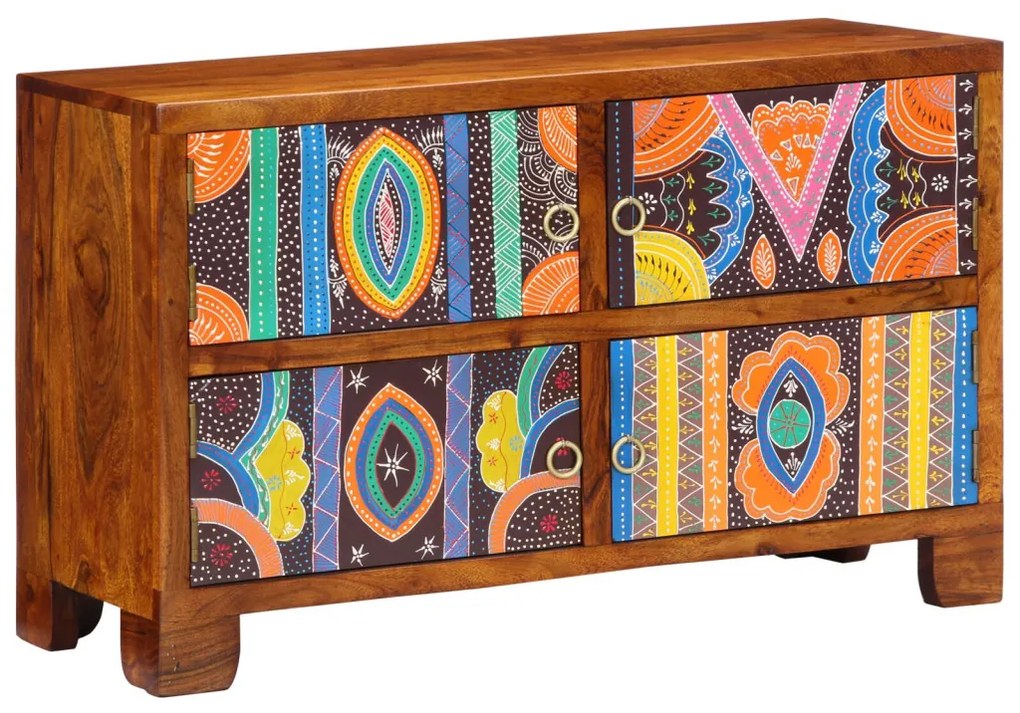 Cipőszekrény 90x35x55 cm Tömbfa Akáció