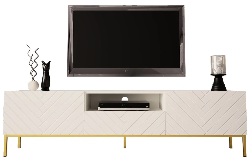 TV asztal/szekrény Gallina (fehér). 1057932