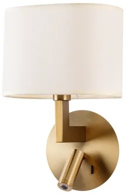 Brilagi - LED Fali lámpa DAYA 1xE14/40W/230V + LED/3W krémes/arany