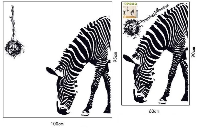 Falmatrica"Zebra" 100x95 cm