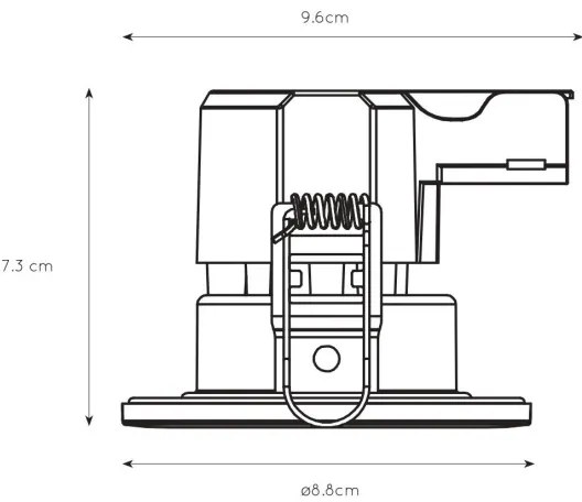 Lucide 22973/06/99 -LED Dimmelhető fürdőszobai lámpa BINKY LED/6,5W/230V IP65