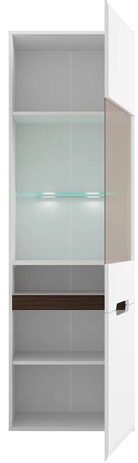 Vitrin Azteca Trio REG1W1D/19/6 (Fehér + Fényes fehér). Akció -18%. 1004822