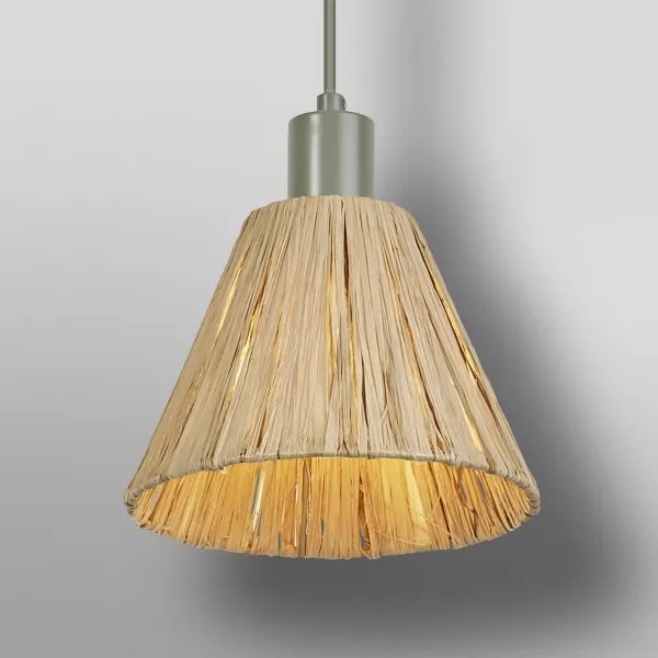 Ledvance - Csillár zsinóron DECOR RAFFIA 1xE27/15W/230V raffia háncs