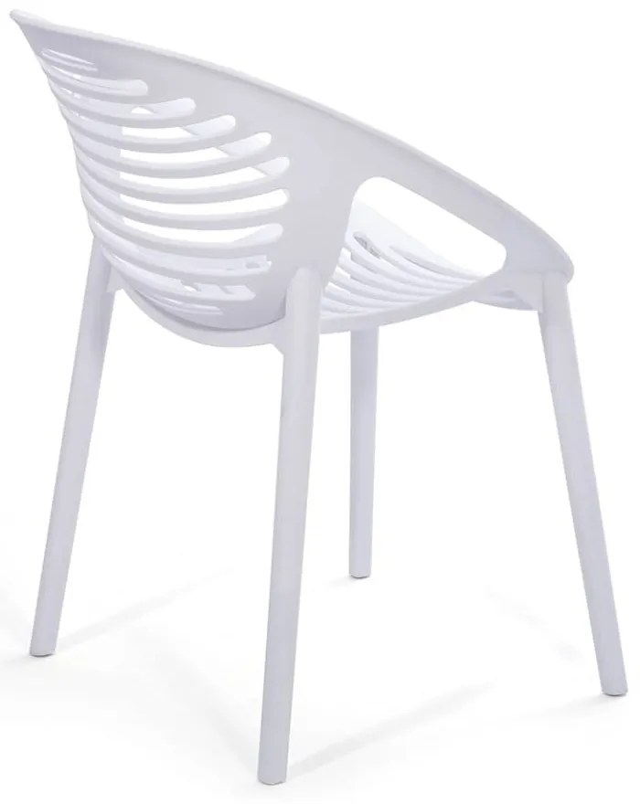 4 db fehér étkezőszék Jaanna és természetes asztal Marienlist - Bonami Essentials