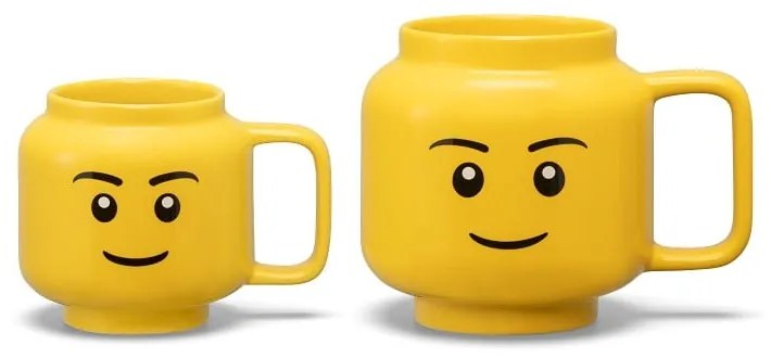 Sárga kerámia gyerek bögre 255 ml Head – LEGO®