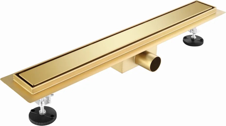 stellman zuhanylefolyó 80cm zuhanytálcához arany rozsdamentes acél