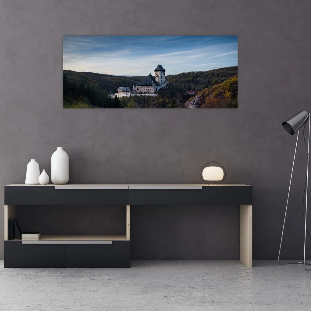 Karlstejn képe (120x50 cm)