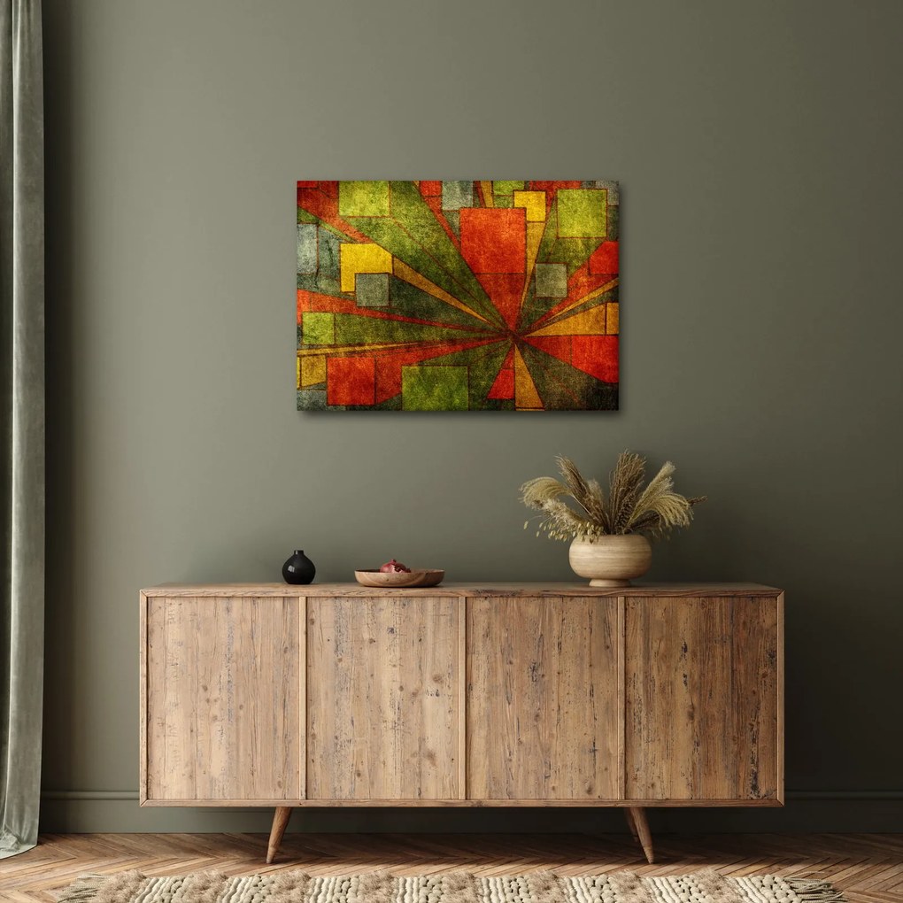 A geometriai absztrakció képe (70x50 cm)