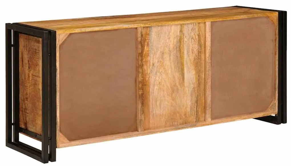 TV szekrény Barna 120 x 30 x 50 cm Tömör durva mangófa