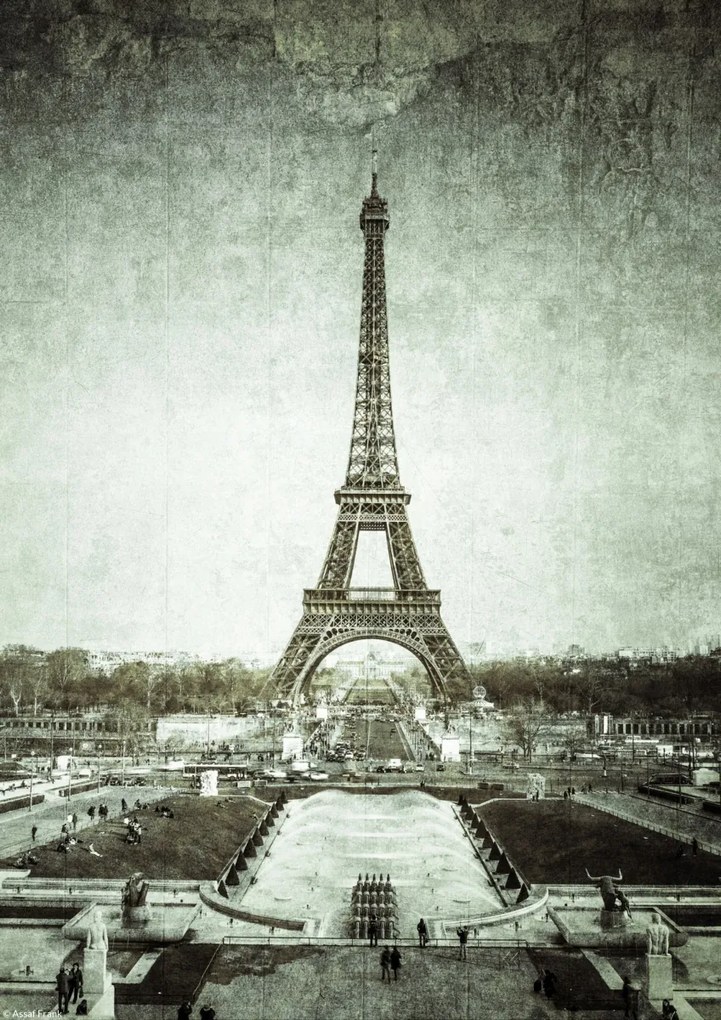 Poszter 21x29,7cm Eiffel-torony 3, Assaf Frank