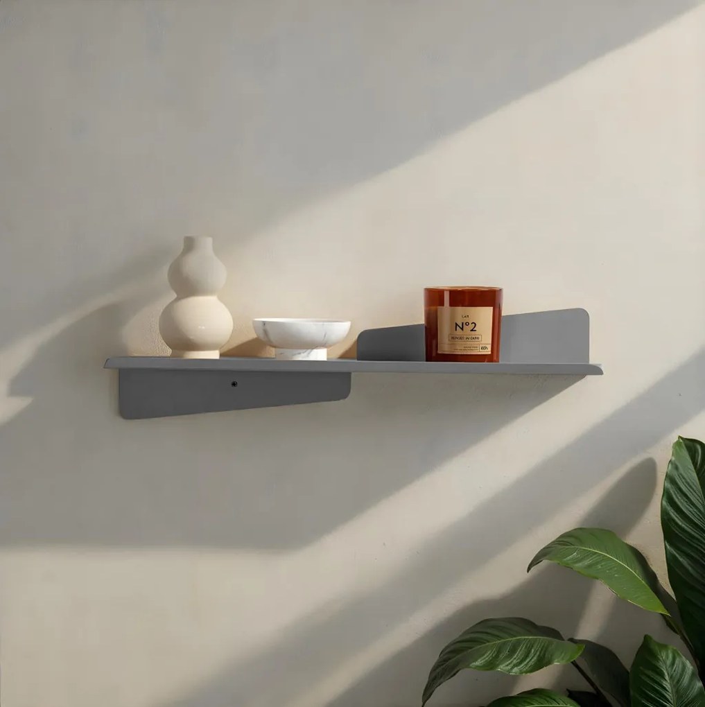 Fém fali polc, 60×14 cm – Vlnt123Gr
