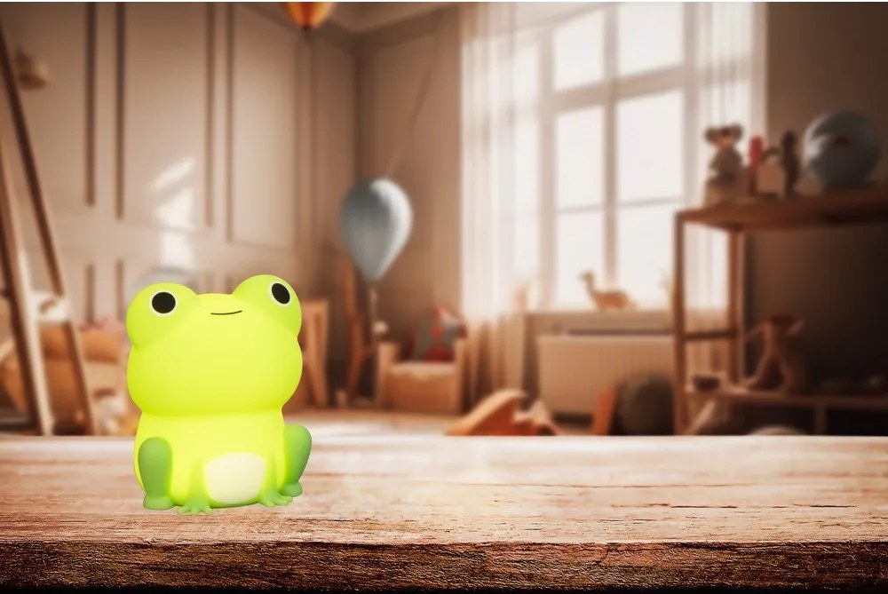 Zöld gyerek éjjelilámpa Willi – Fischer &amp; Honsel