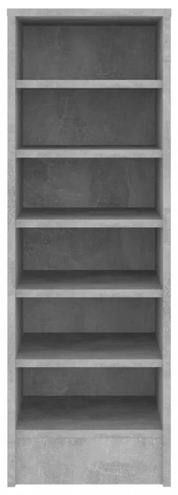 betonszürke szerelt fa cipősszekrény 31,5 x 35 x 90 cm