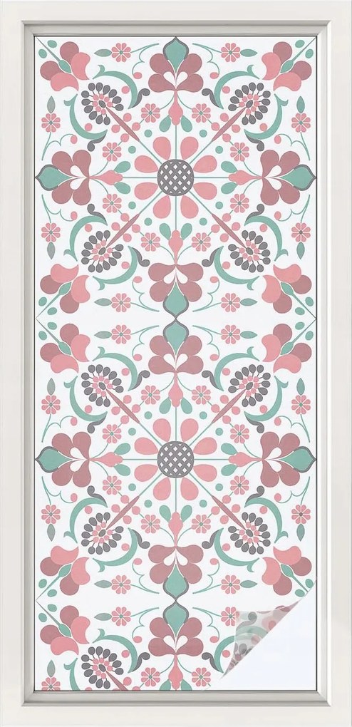 Furnérfólia Adatvédelem Szélvédőkhöz és Ablakokhoz Virágos harmónia 50x116