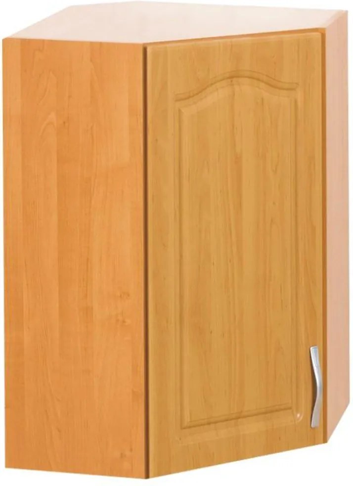 Sarok konyhaszekrény, felső, éger, balos, LORA MDF NEW KLASIK W60/60