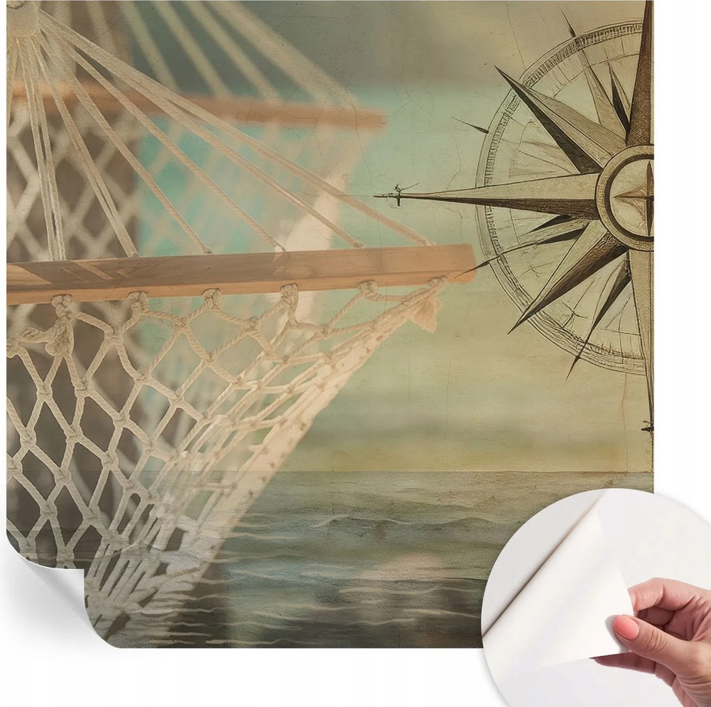 Dekoratív öntapadós fotótapéta Hálószobába Tengeri pihenés 250x250 cm