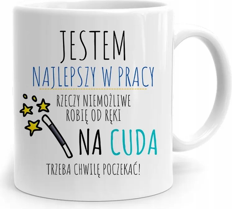 Munkás Bögre A Csodákra Várni Kell nyomott mintával