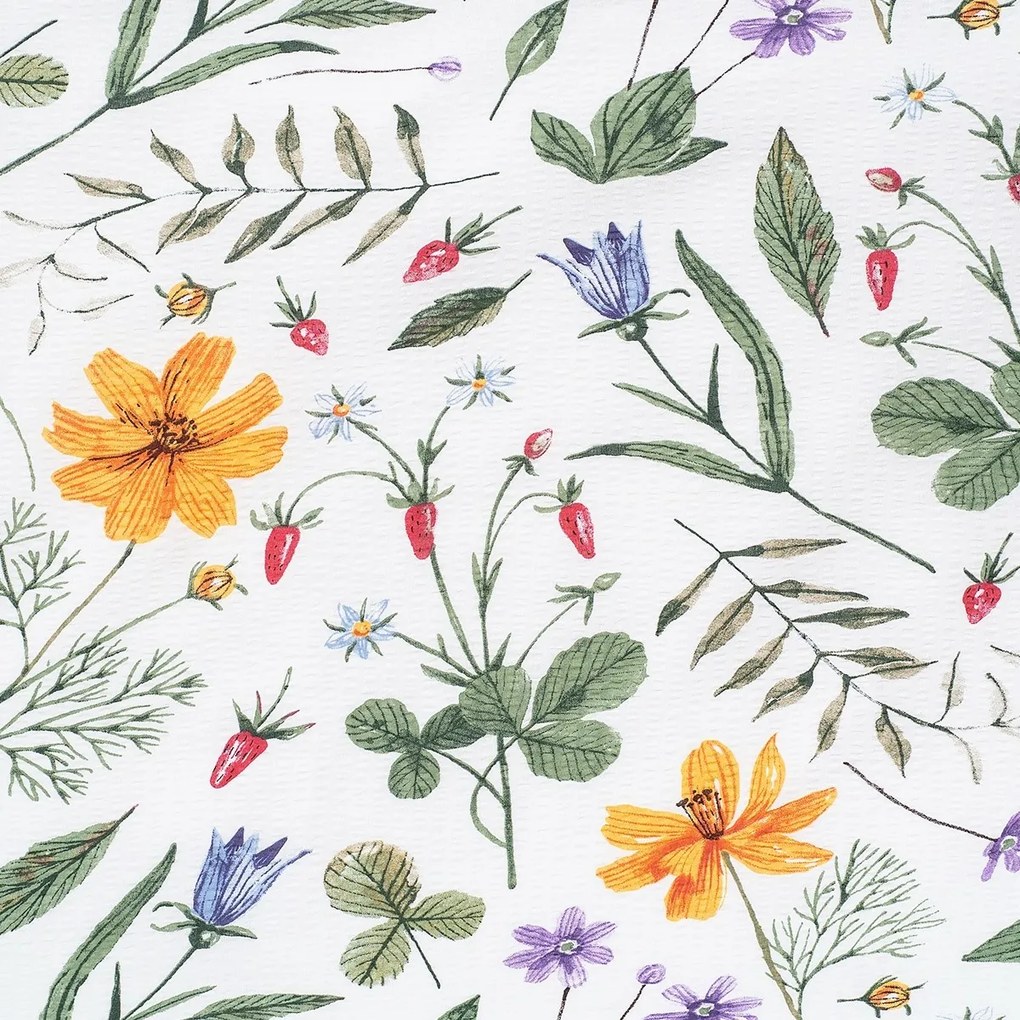 4Home Wildflower Bliss krepp ágyneműhuzat, 160 x 200 cm, 70 x 80 cm, 160 x 200 cm, 70 x 80 cm