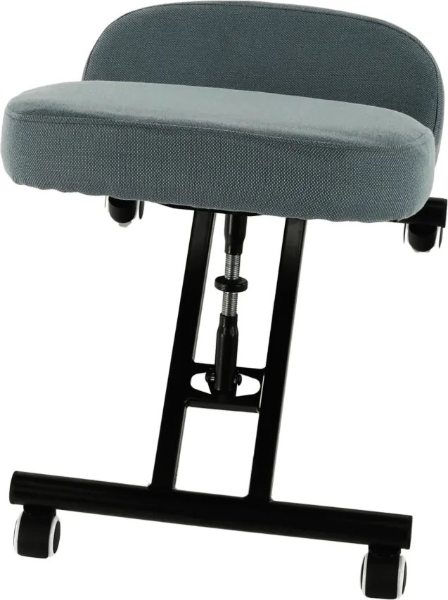 Ergonomikus zsámoly, világosszürke/fekete, KILIAN