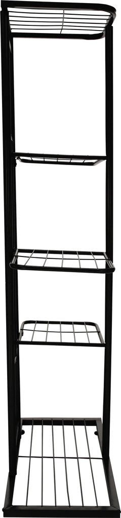 Fém állvány a virágokra, sötétszürke, BAMIR TYP 1