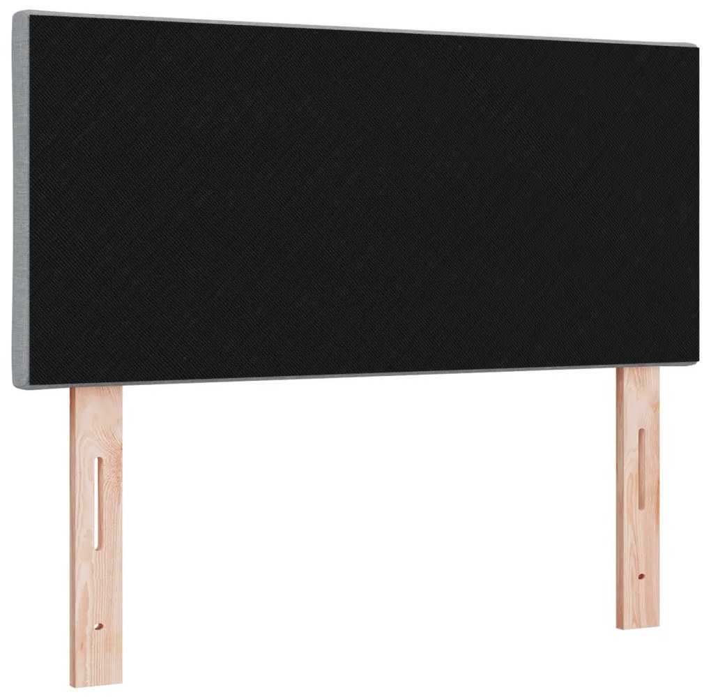 LED fejtámla Gyémánt blokkokkal Világosszürke 90 cm Szövet