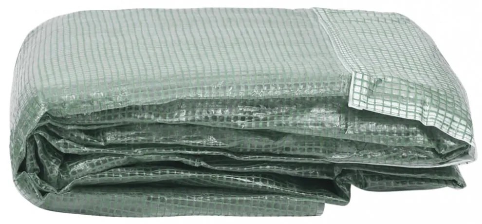 zöld melegház pótponyva (24 m²) 400 x 600 x 200 cm