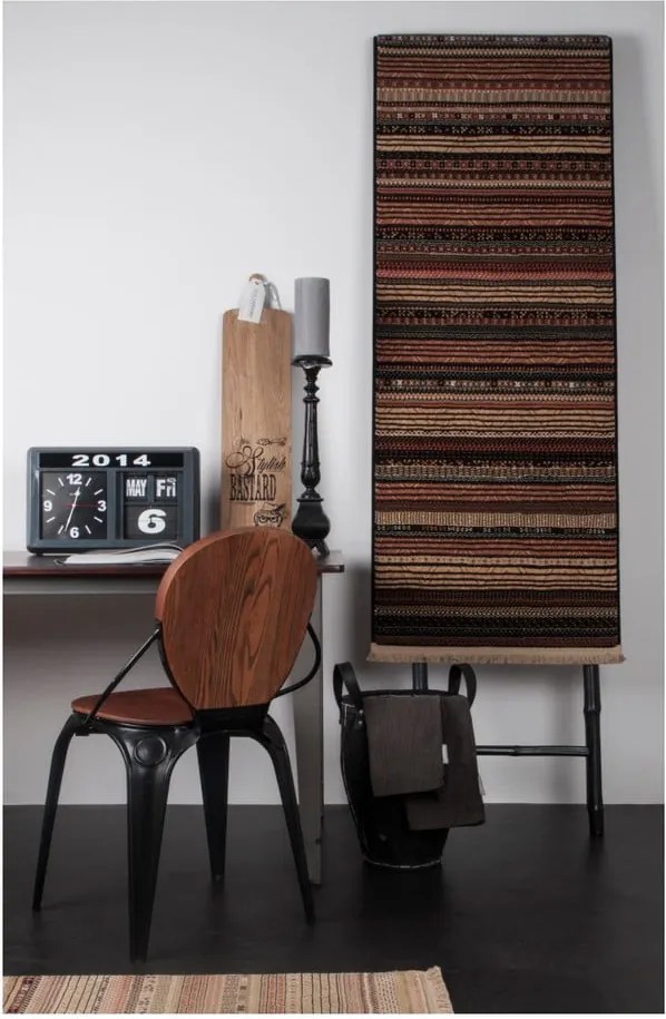 Nepal Dark mintás futószőnyeg, 67 x 245 cm - Zuiver