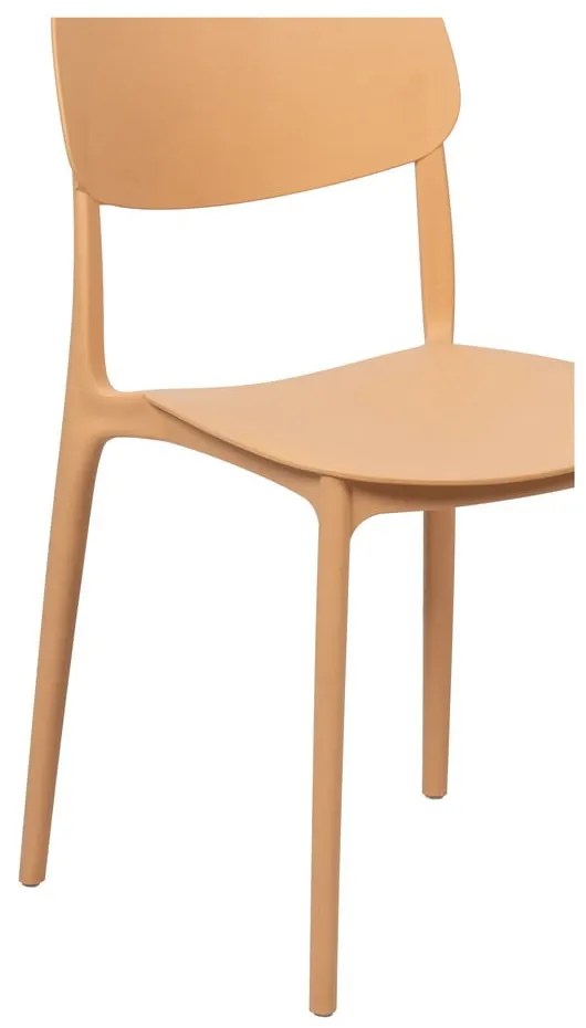 Barackszínű műanyag kerti szék Hébé – Bonami Essentials