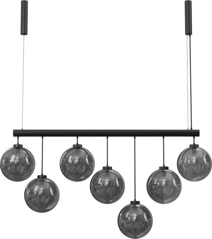 ANTIGO 9144 IO Modern Függesztett Lámpa Fekete E27 IP20