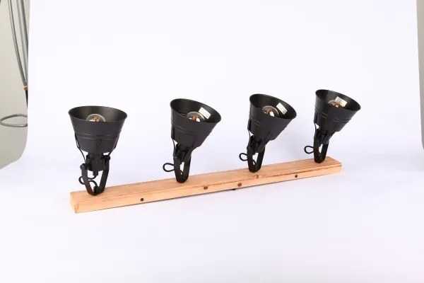 Globo 15466S-4 - Spotlámpa GÜNTHER 4xE27/60W/230V