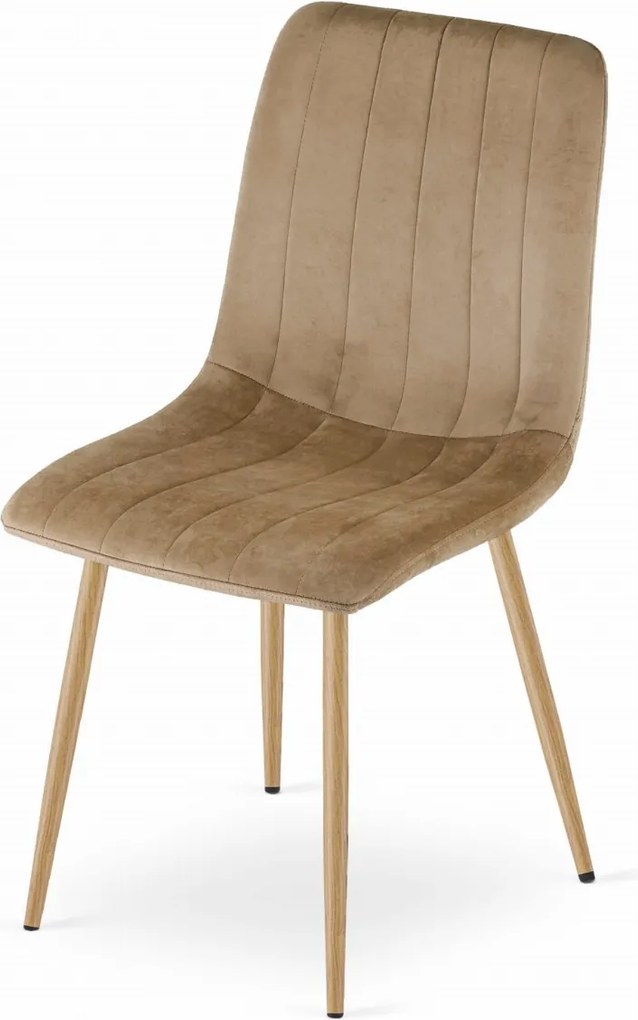 Barna étkezőszék LAVA bársony