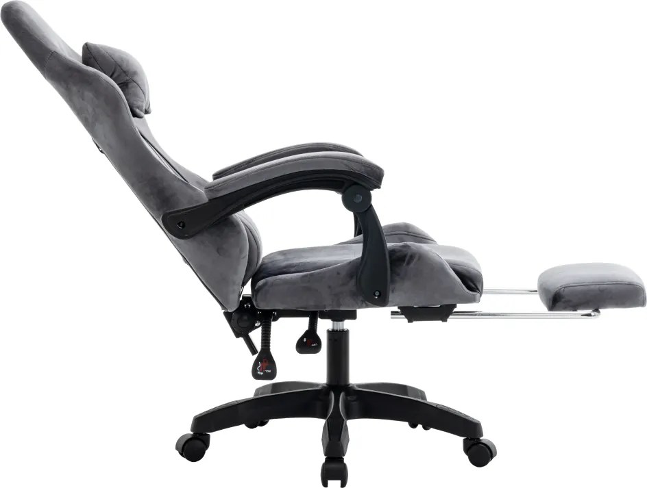 Irodai/gamer szék, szürke, LOPES