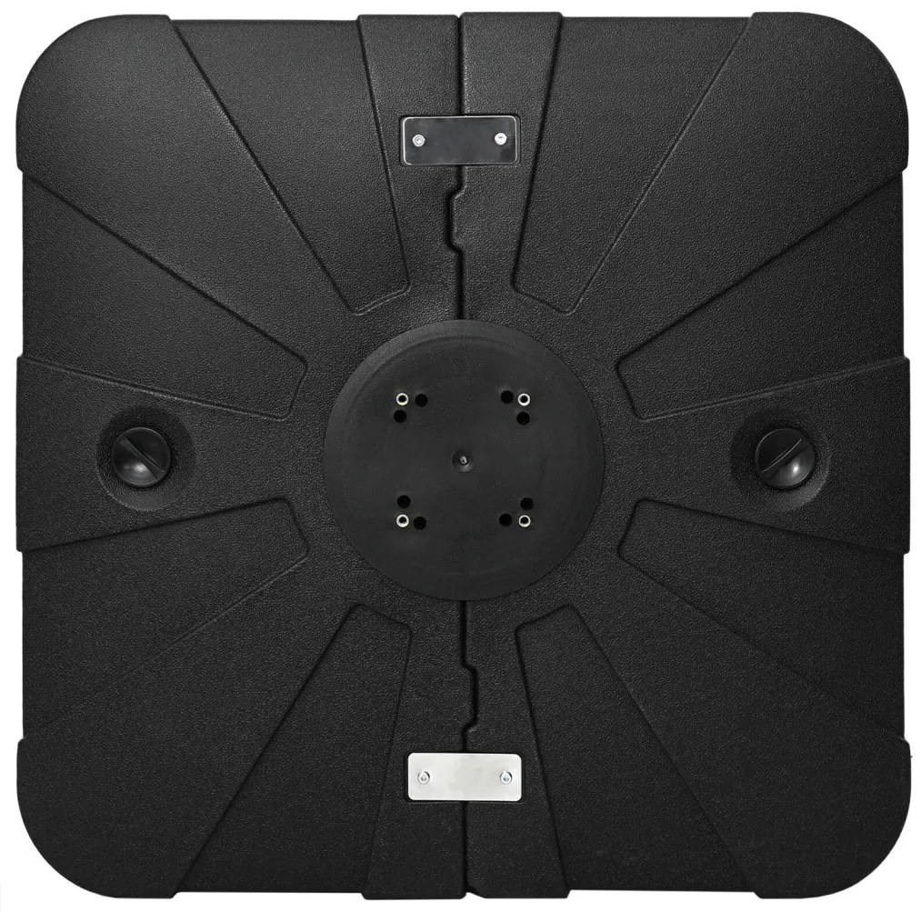 Kantilever Napernyő Talapzat Készlet 2 pcs Fekete