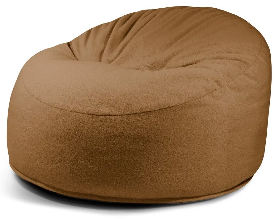 Barna buklé babzsákfotel Om 110 – SLOWDOWN