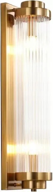 Fali lámpa oszlop Brass Ionic 60cm arany kristály Iluminar E14