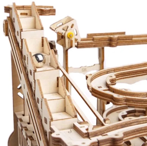 RoboTime - 3D Üveggolyó pálya puzzle Spirál