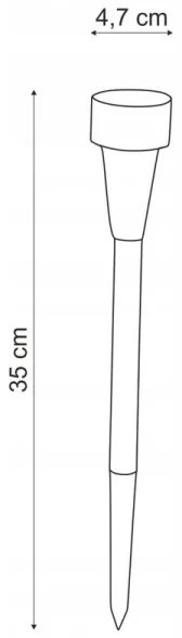 Globo 3386-6 - KÉSZLET 6x LED Napelemes lámpa LED/1,2V IP44
