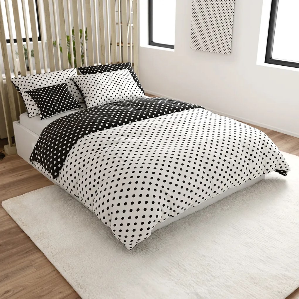 Colam fehér pamut ágyneműhuzat